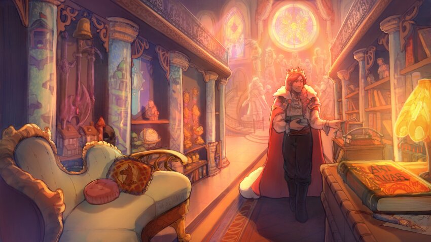 1boy, absurdly_detailed_composition, absurdres, antarctic_empire_flag, axe, bell, black_boots, black_pants