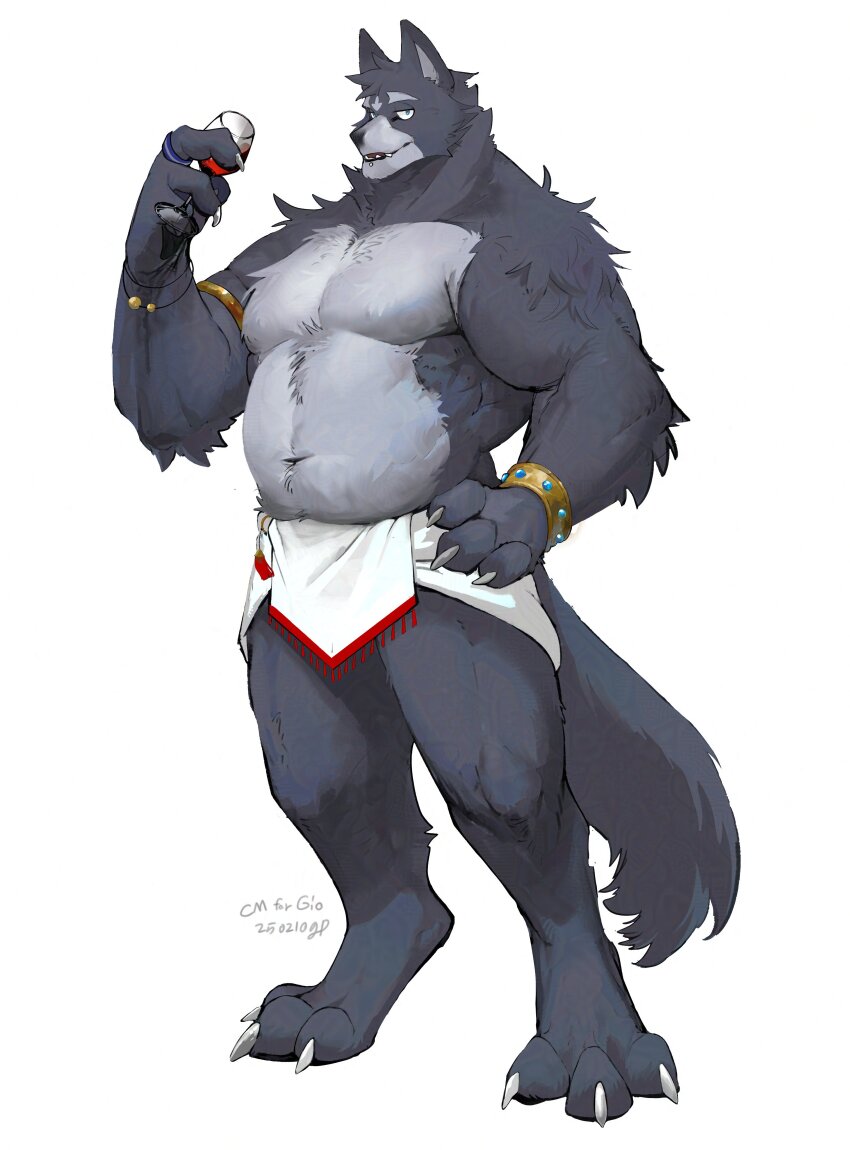 1boy, absurdres, adastra, alcohol, amicus, animal_ears, bara, barefoot