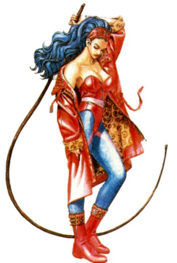 1girl, angela_belti, atlus, blue_hair, coat, female_focus, full_body, gouketsuji_ichizoku