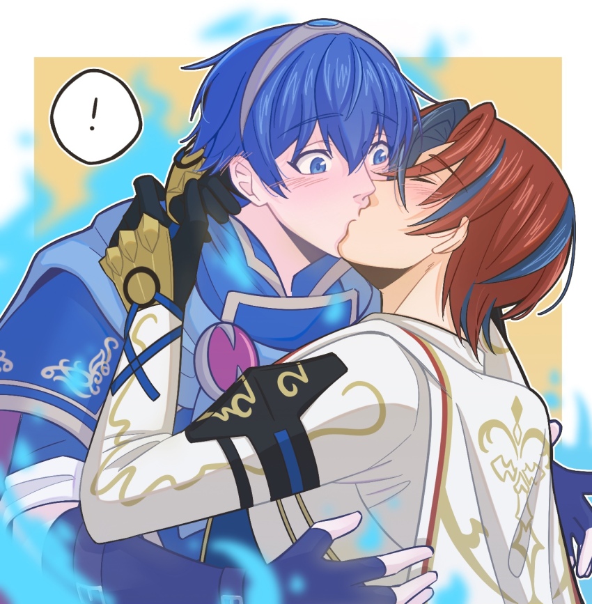 2boys, blue_aura, blue_eyes, emblem_(fire_emblem_engage), fire_emblem, fire_emblem_engage, fumiko_(290976767), highres