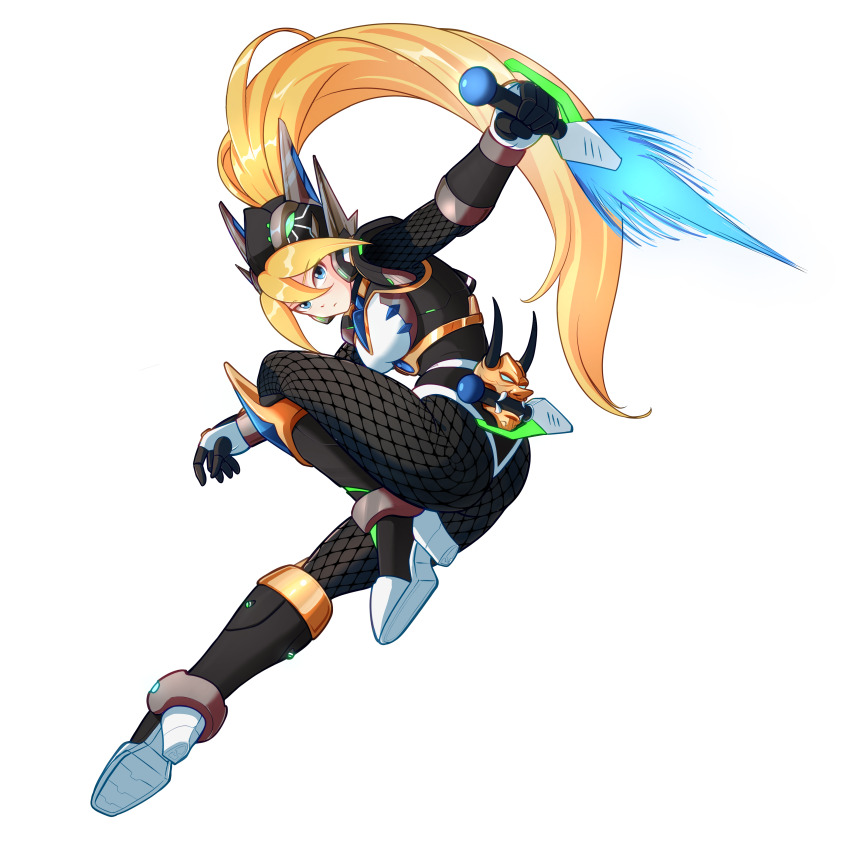 1girl, absurdres, alternate_costume, armor, armored_boots, ass, back_holster, biometal