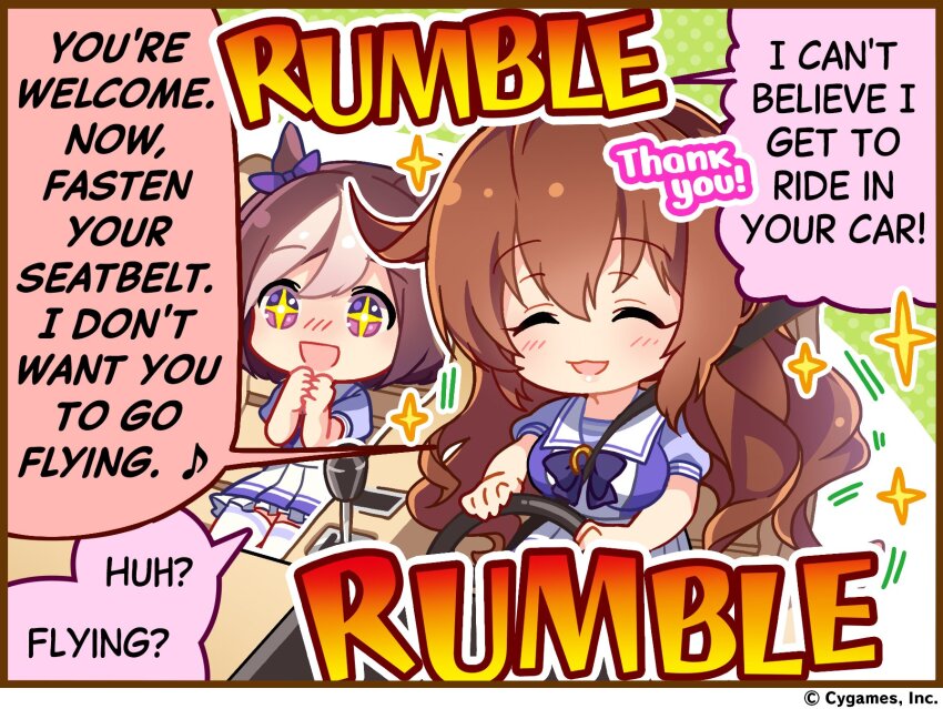 +_+, 2girls, ^_^, alternate_language, animal_ears, artist_request, bare_arms, blue_bow