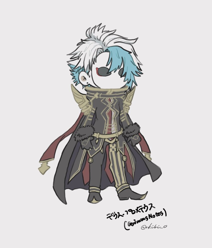 1boy, bad_id, bad_twitter_id, chibi, chibi_only, deus_prometheus_(grimms_notes), grimms_notes, highres