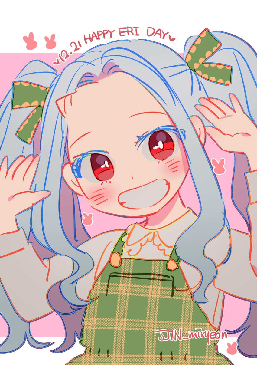 1girl, absurdres, blue_hair, blush, boku_no_hero_academia, bright_pupils, child, collared_shirt