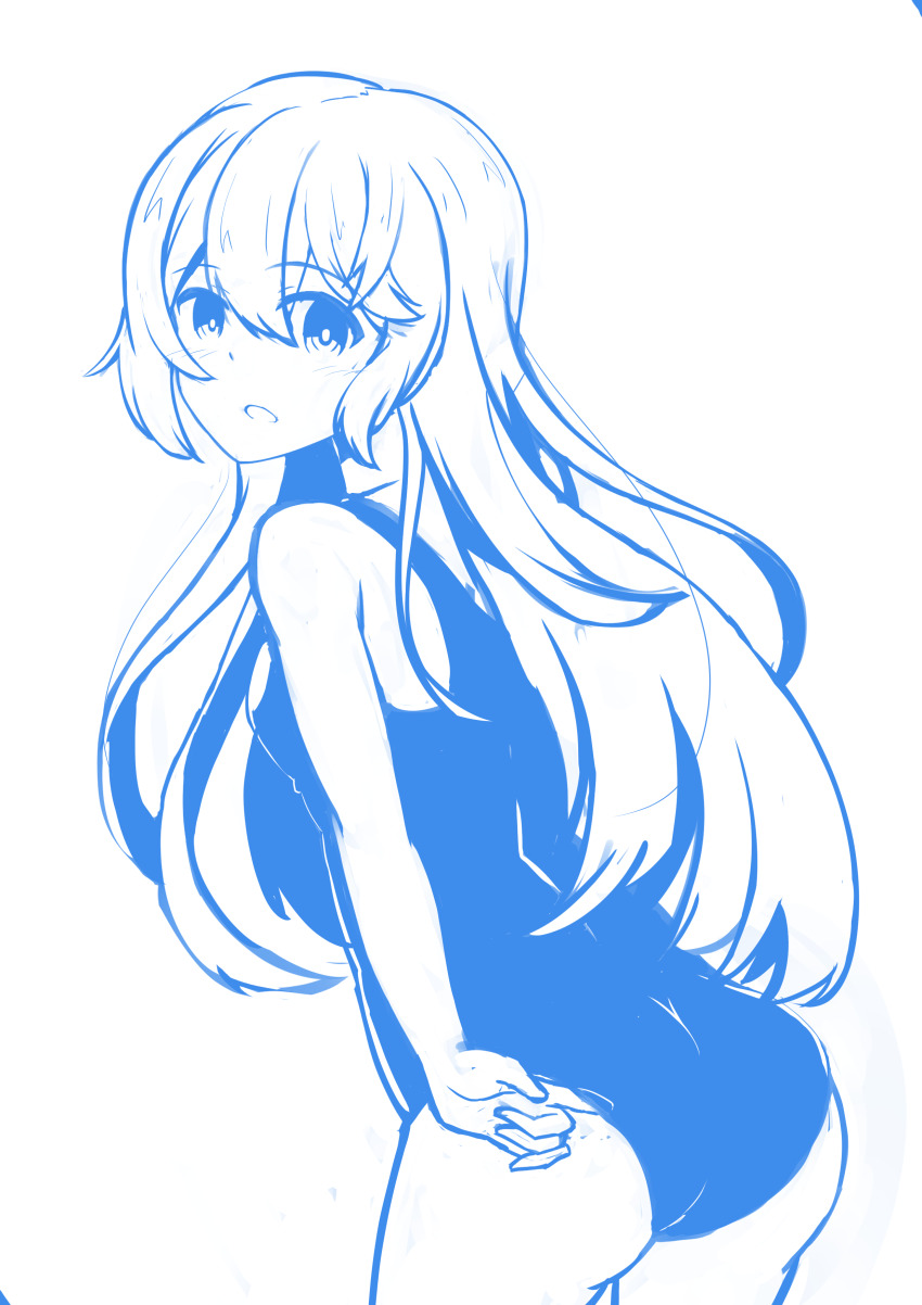 1girl, absurdres, alternate_costume, ass, grimms_notes, highres, ikisiki, long_hair