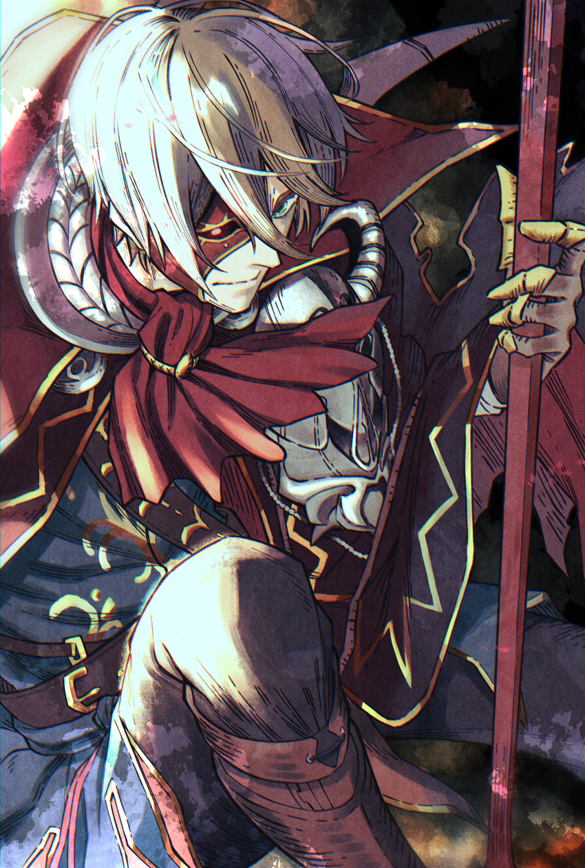 1boy, absurdres, bad_id, bad_pixiv_id, bringer_of_disaster_(grimms_notes), brown_hair, furue_(kkrfurue), grimms_notes