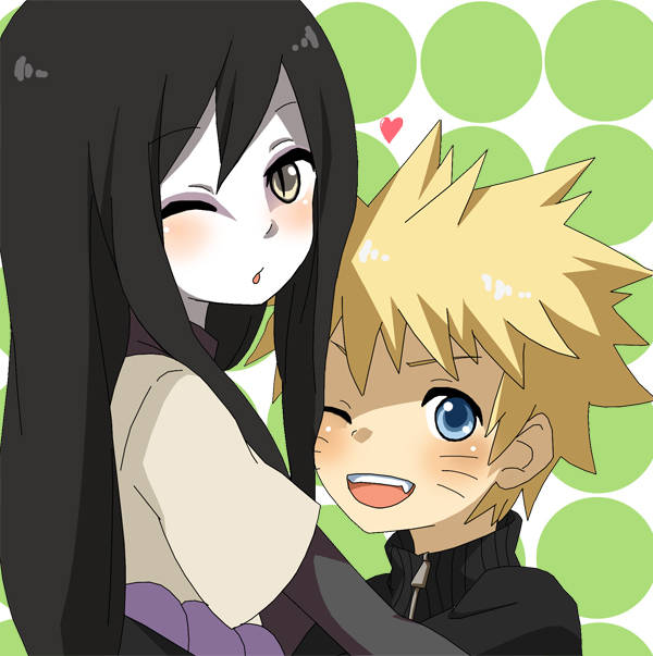 :o, artemis-girl, black_hair, blonde_hair, blue_eyes, blush_stickers, dotted_background, eyeliner