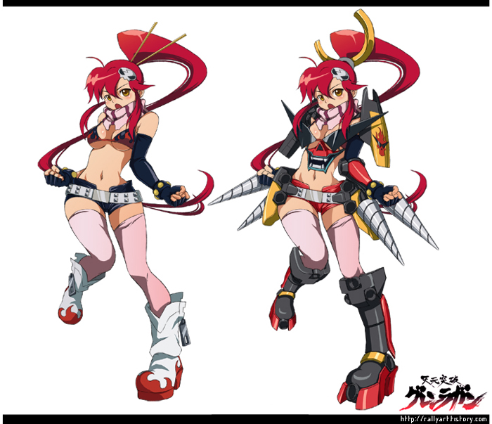 1girl, boots, cosplay, drill, gurren-lagann, gurren-lagann_(cosplay), long_hair, mecha_musume