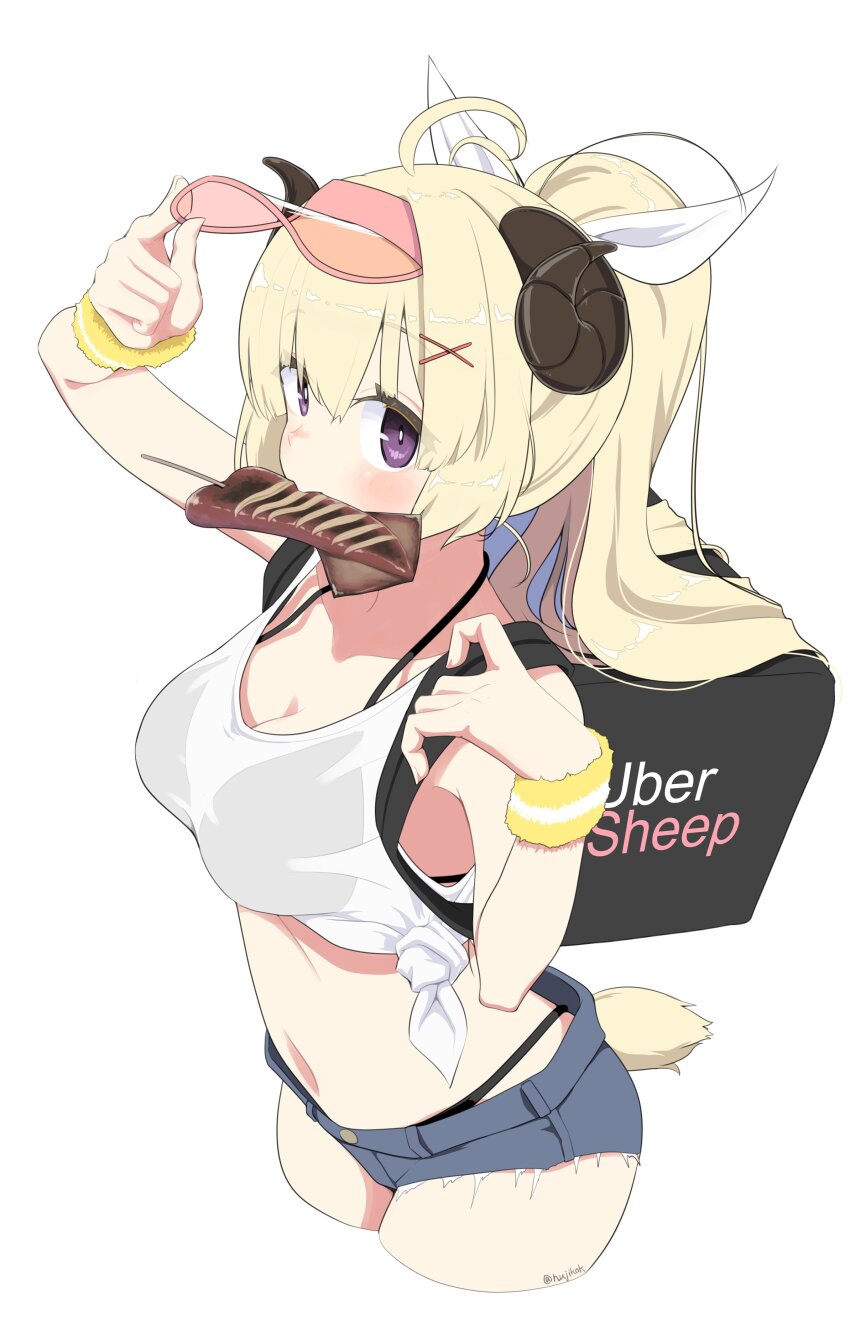 1girl, absurdres, ahoge, alternate_costume, bikini, bikini_bottom_under_shorts, bikini_under_clothes, black_bikini