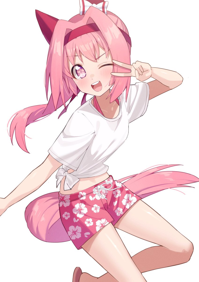 1girl, :d, absurdres, alternate_costume, animal_ears, blush, bow, commentary_request