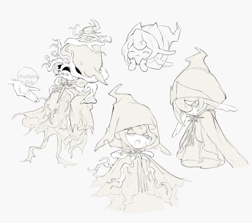 1boy, 1girl, ^_^, bags_under_eyes, brooch, chigda_(infinity_nikki), clenched_teeth, cloak