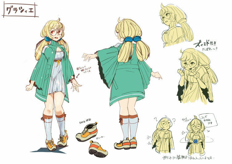 1girl, azure_striker_gunvolt, azure_striker_gunvolt_3, blonde_hair, blue_dress, breasts, concept_art, dress