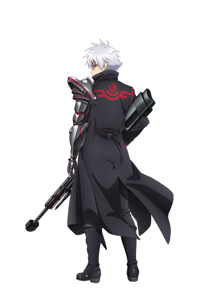 1boy, anime_coloring, arifureta_shokugyou_de_sekai_saikyou, back, black_boots, black_coat, boots, coat