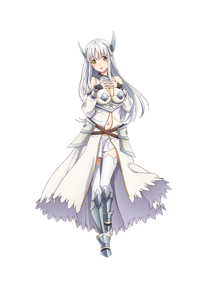 1girl, anime_coloring, arifureta_shokugyou_de_sekai_saikyou, armor, belt, black_gloves, blush, breasts