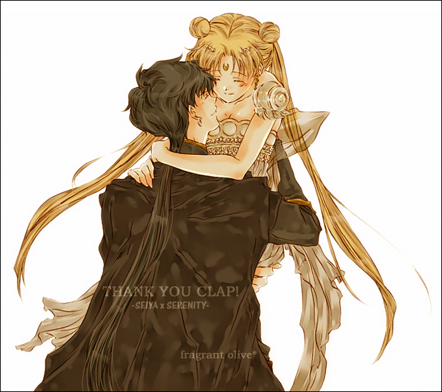 1990s_(style), 1boy, 1girl, bare_shoulders, bishoujo_senshi_sailor_moon, bishoujo_senshi_sailor_moon_sailor_stars, bishoujo_senshi_sailor_moon_stars, black_hair