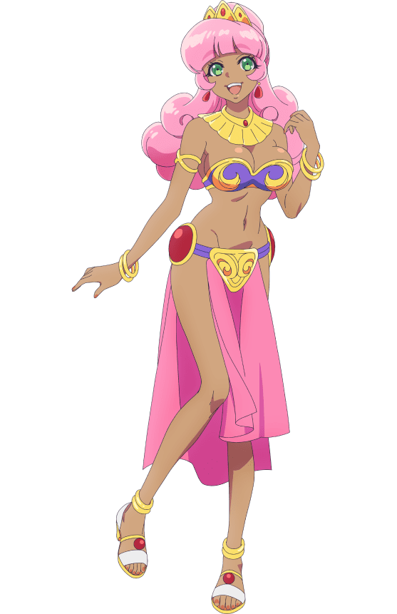 1girl, anime_coloring, armlet, bare_shoulders, bikini, bracelet, breasts, cleavage