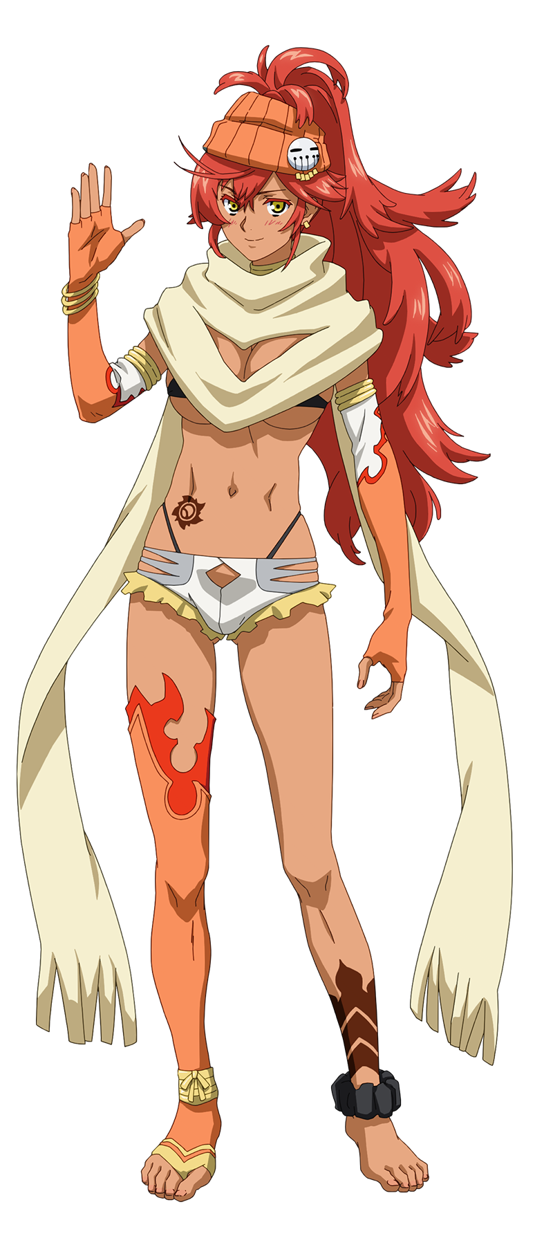 1girl, agni_(tonsuki), anime_coloring, bikini, blush, bracelet, breasts, cleavage