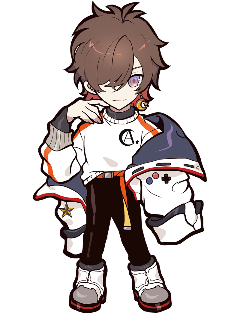 1boy, ahoge, amatsuki_(crazy_raccoon), animal_ear_fluff, artist_request, badge, belt, belt_buckle