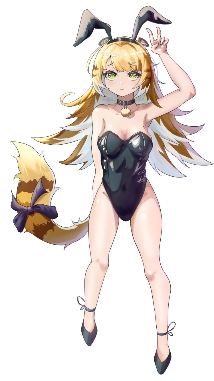 13046073196, 1girl, :<, alternate_breast_size_(larger), animal_collar, animal_ear_fluff, animal_ear_hairband, animal_ears