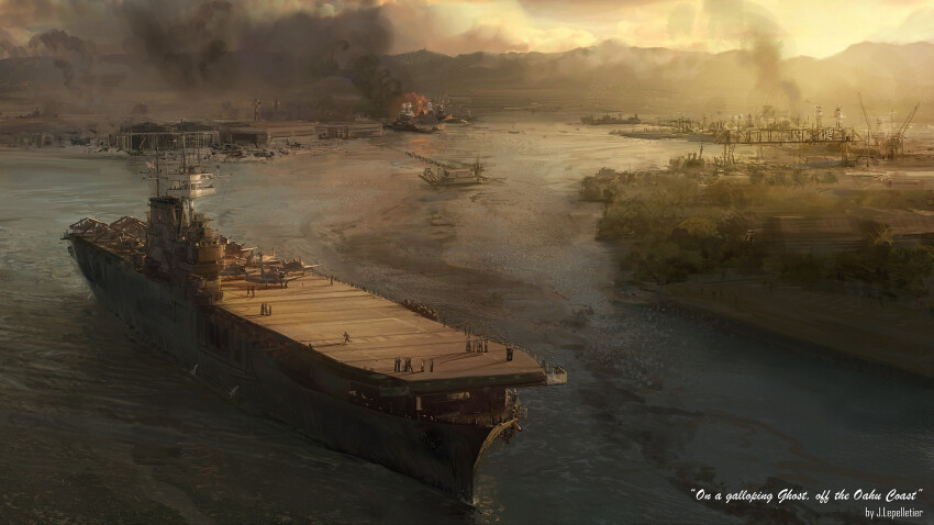 6+boys, aircraft, aircraft_carrier, airplane, american_flag, battleship, commentary, english_commentary