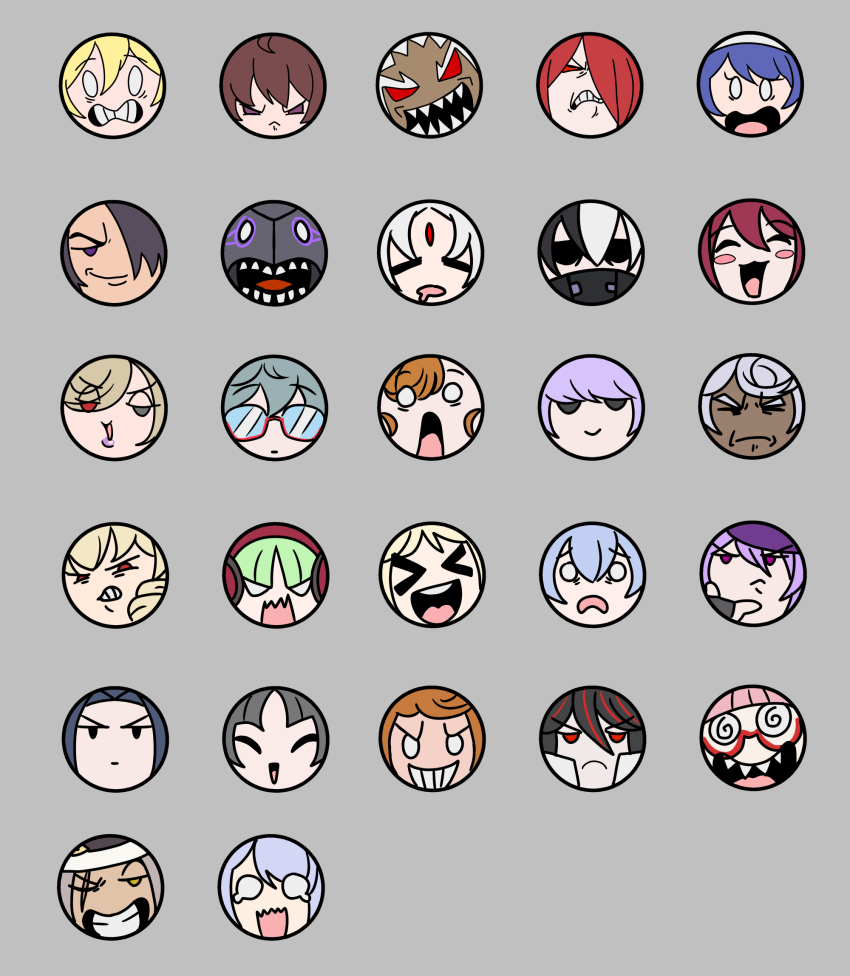 6+boys, 6+girls, akatsuki_(akatsuki_en-eins), ball, billiard_ball, black_eyes, black_hair, blonde_hair