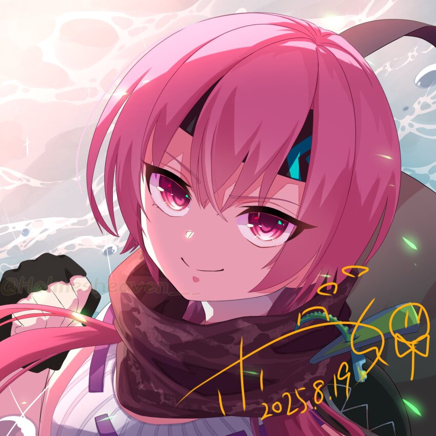 1girl, black_gloves, gloves, heaven_burns_red, highres, holmes_hvbn, long_hair, matsuoka_chiroru