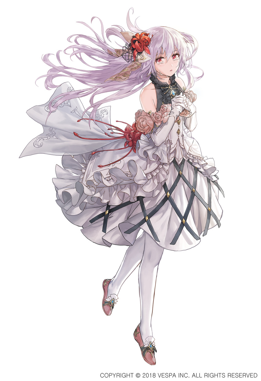 1girl, blush, breasts, bridal_veil, bride, crying, dress, dress_flower