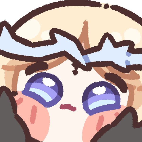 blush_stickers, bugi_33, cartethyia_(wuthering_waves), chibi, chibi_only, close-up, facing_viewer, hand_on_another's_face