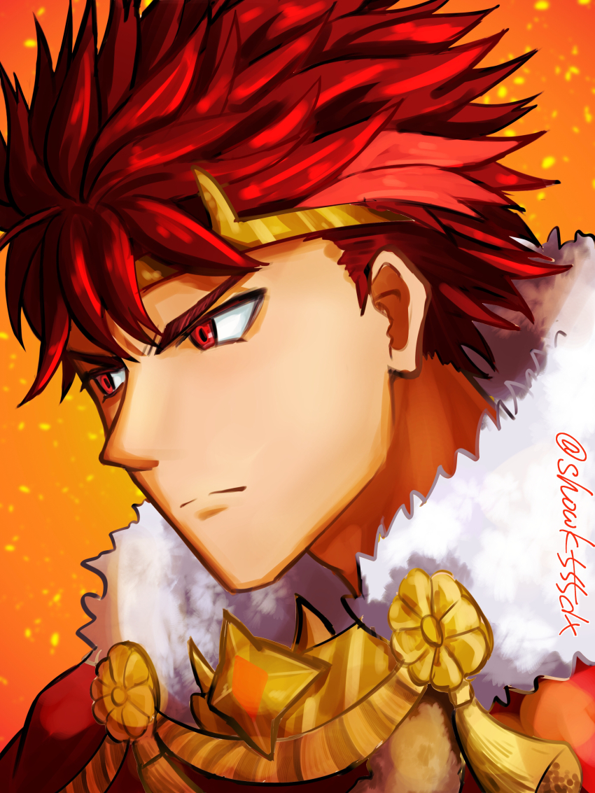 1boy, absurdres, cape, crown, diamant_(fire_emblem), diamant_(fortified_king)_(fire_emblem), fire_emblem, fire_emblem_engage