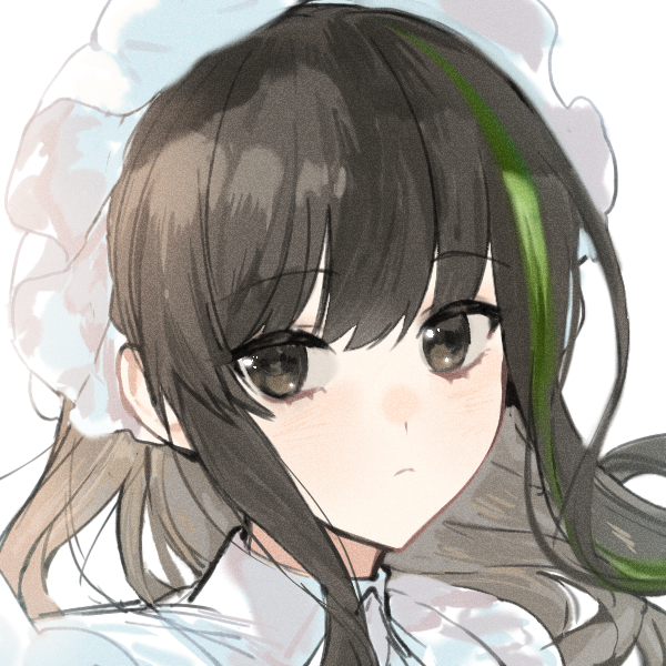 1girl, bisaytin, black_eyes, black_hair, closed_mouth, collared_shirt, girls'_frontline, green_eyes