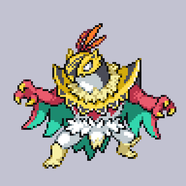 1other, bird, black_mask, blank_eyes, claws, collar, commentary, full_body