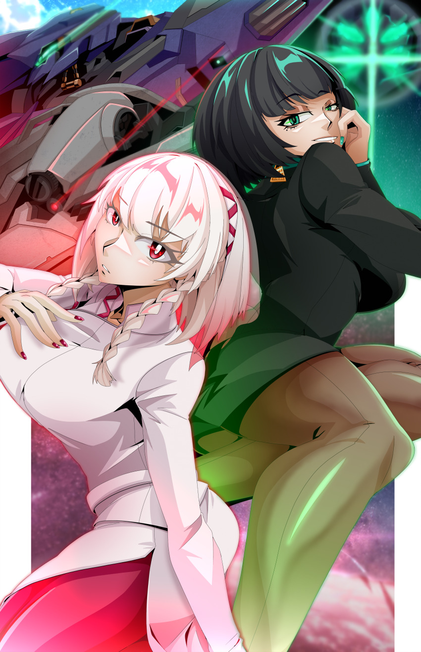 2girls, 621_(armored_core_vi), absurdres, allmind_(armored_core_vi), andoryu_anzuru, armored_core, armored_core_vi:_fires_of_rubicon, ayre_(armored_core_vi)