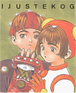 2girls, atlus, bob_cut, dual_persona, gouketsuji_ichizoku, hananokouji_kurara, lowres, multiple_girls