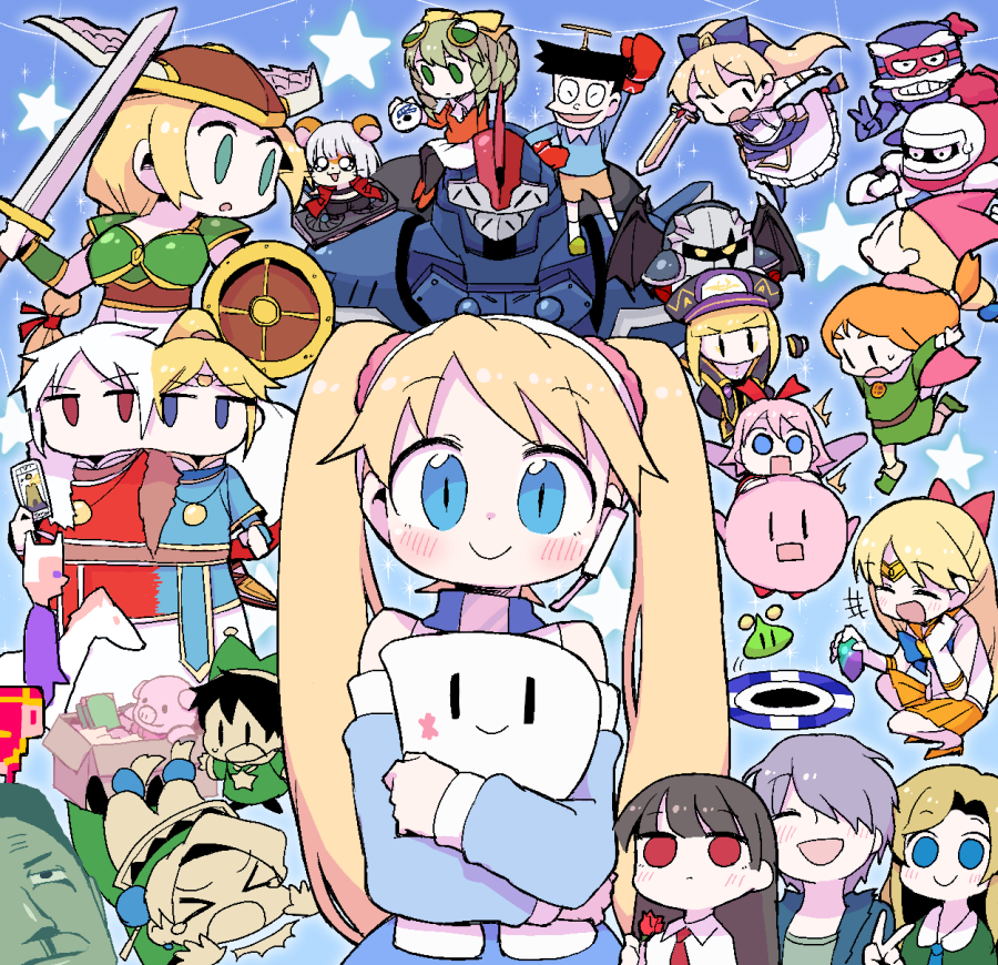 6+boys, 6+girls, ^^^, aino_minako, annotated, armor, atelier_(series), atelier_marie