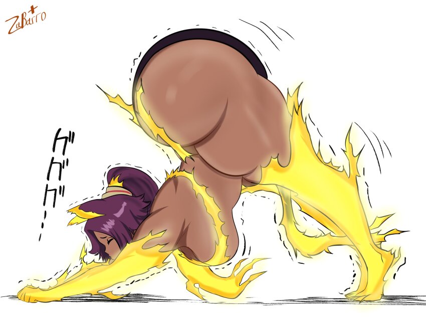 1girl, absurdres, artist_name, ass, bare_shoulders, bleach, bleach:_sennen_kessen-hen, breasts