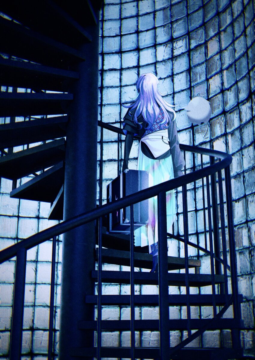 1boy, 404_4628, absurdres, facing_away, from_behind, highres, hoshirube_sho, hoshirube_sho_(1st_costume)