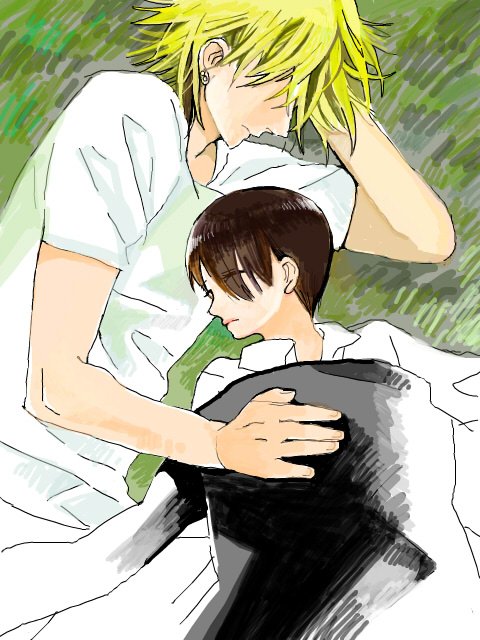 eden_no_ori, glasses, kouichi_yarai, motoko_kurusu, sleeping, teacher_and_student