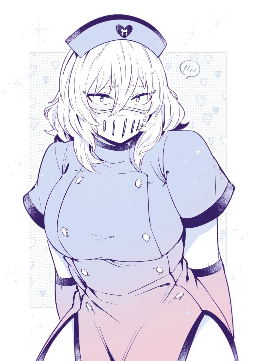 1boy, balam_shichiro, blush, buttons, crossdressing, double-breasted, dress, elbow_gloves