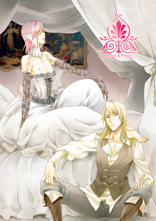 2boys, arrancar, bleach, blonde_hair, brothers, crossdressing, crossdressing_(mtf), dress