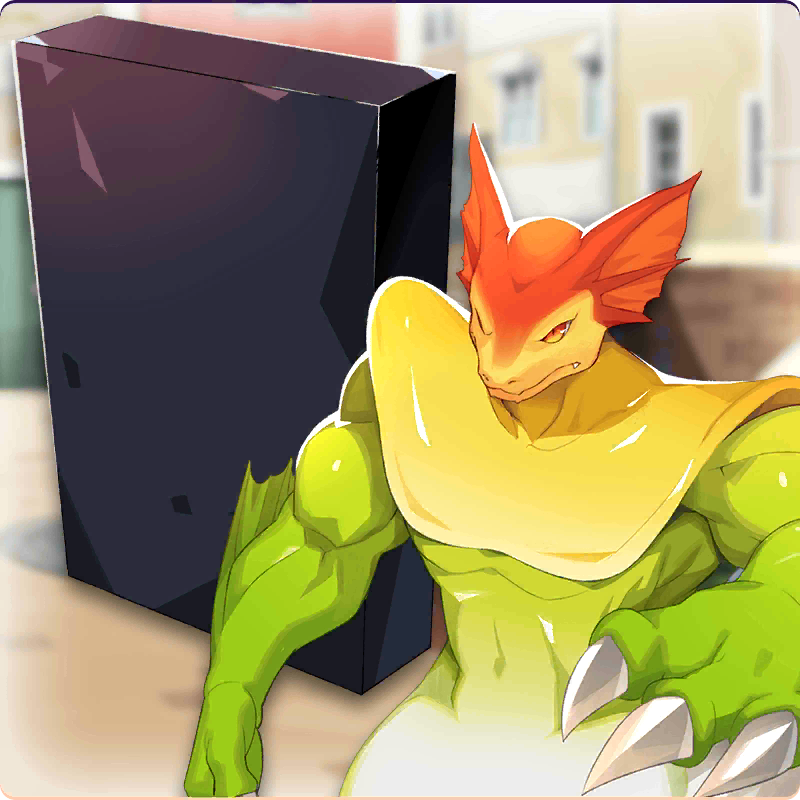 claws, jungler_(monster_farm), line:_monster_farm, monol_(monster_farm), monolith_(object), monster, monster_farm, naga_(monster_farm)