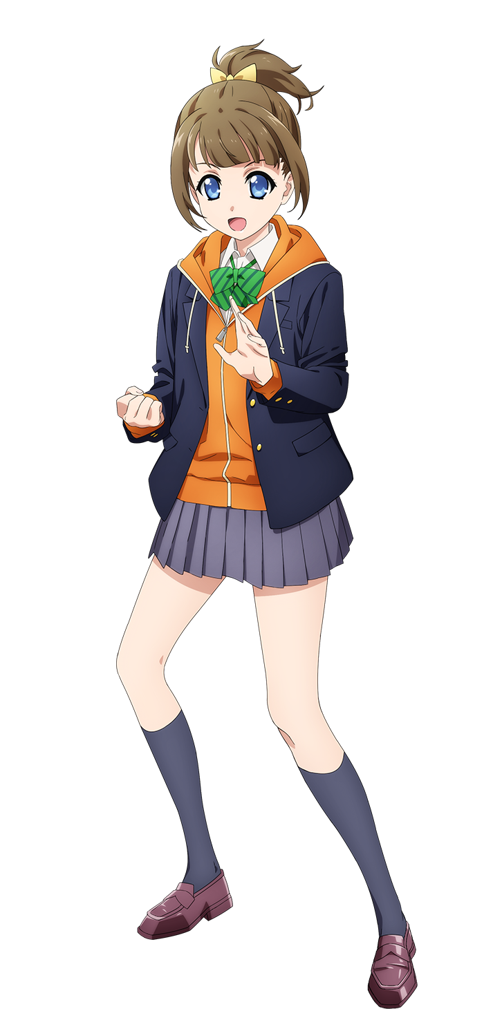 1girl, :d, anime_coloring, arakaki_issei, blazer, blue_eyes, blue_jacket, bow