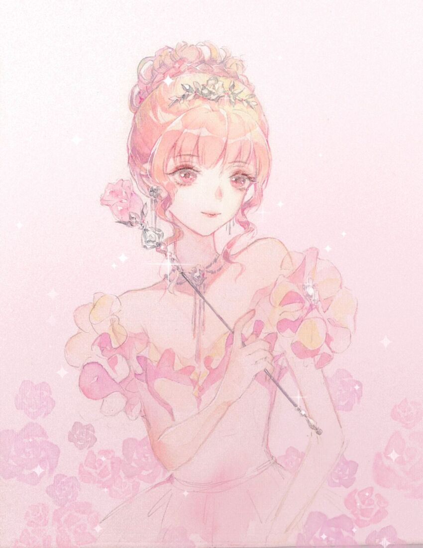 1girl, alternate_color, bare_arms, bare_shoulders, breasts, cleavage, closed_mouth, collarbone