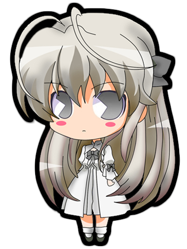1girl, antenna_hair, blush, chibi, female_focus, gothic_lolita, grey_eyes, kasugano_sora