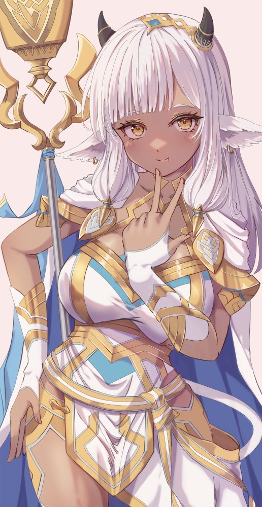 1girl, animal_ears, ash_(borrowed_power)_(fire_emblem), ash_(fire_emblem), blue_cape, blue_capelet, blush, breasts