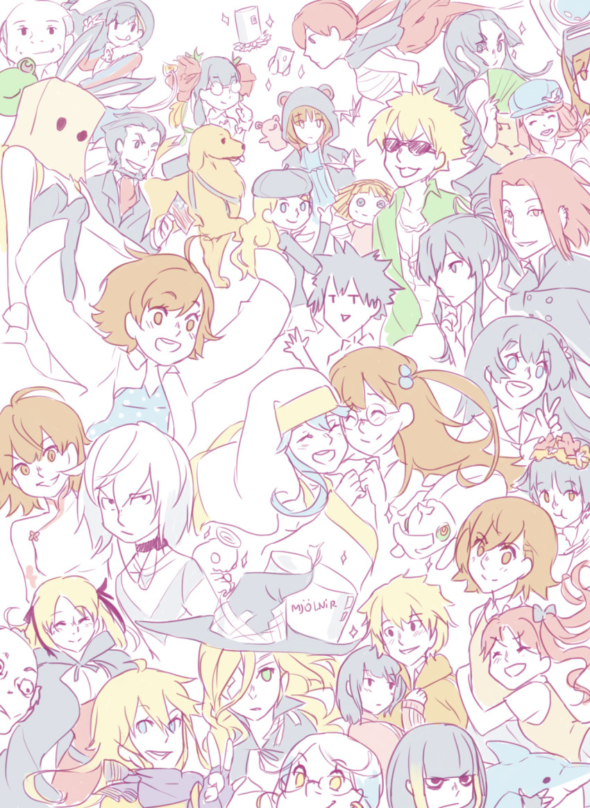 3others, 6+boys, 6+girls, :3, :d, :q, accelerator_(toaru_majutsu_no_index), age_difference