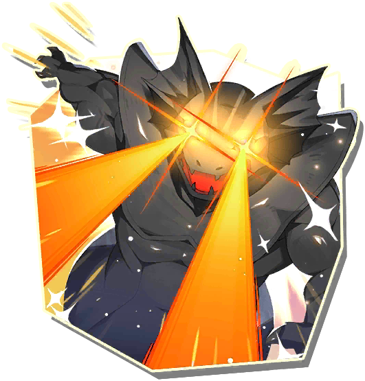 claws, crimson_eyed_(monster_farm), eye_beam, fangs, line:_monster_farm, monster, monster_farm, muscular, naga_(monster_farm), official_art, snake_boy