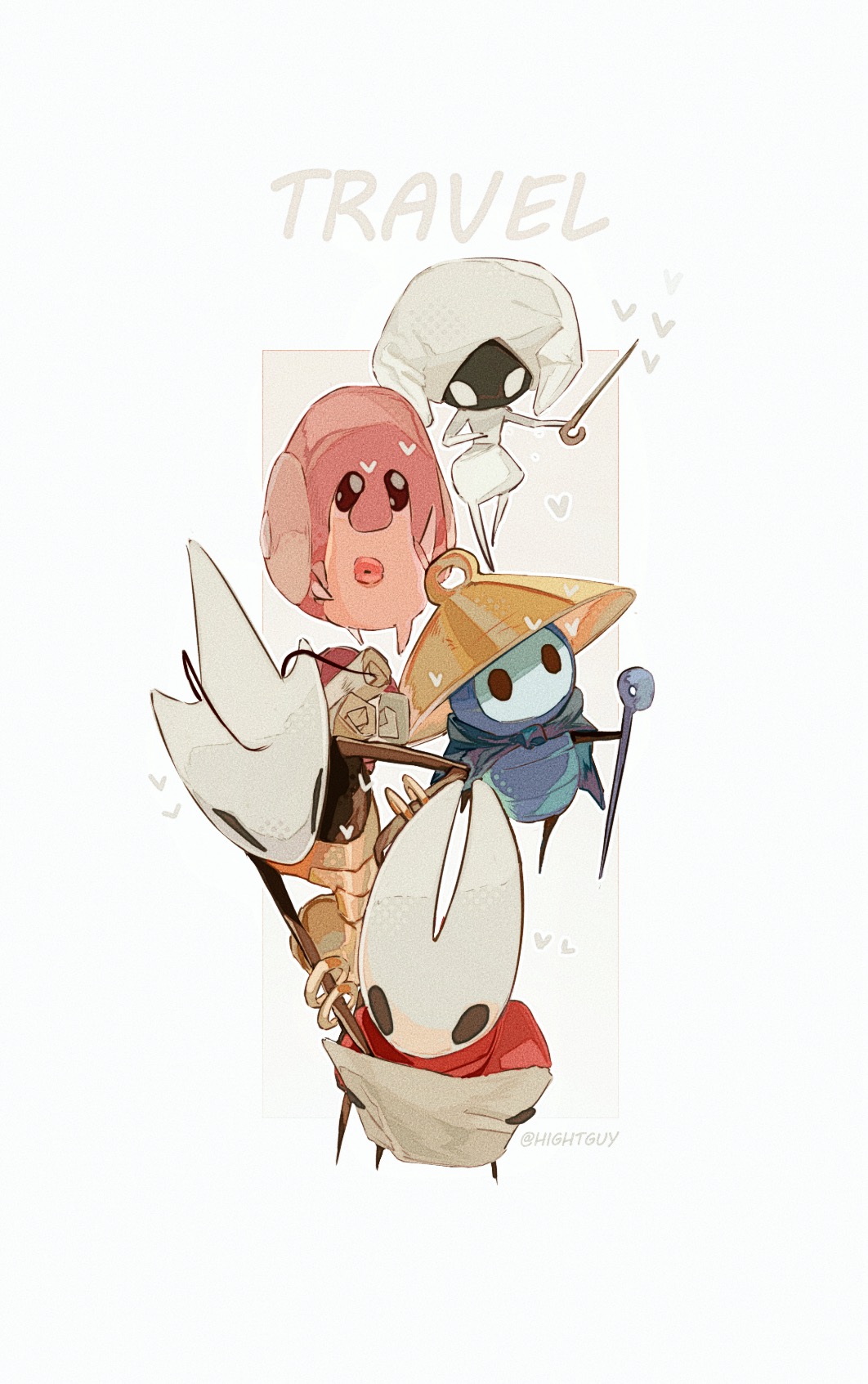 1boy, 4girls, arthropod_boy, artist_name, black_cape, bodysuit, border, bracelet