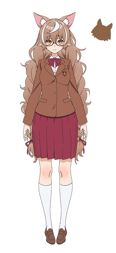 1girl, animal_ears, anime_coloring, blazer, blush, bow, bowtie, braid