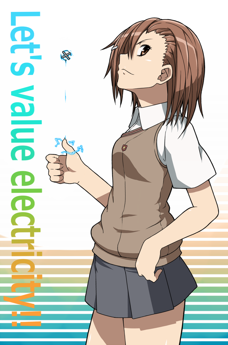 brown_eyes, brown_hair, coin, coin_flip, flipping_coin, gogiga_gagagigo, misaka_mikoto, school_uniform
