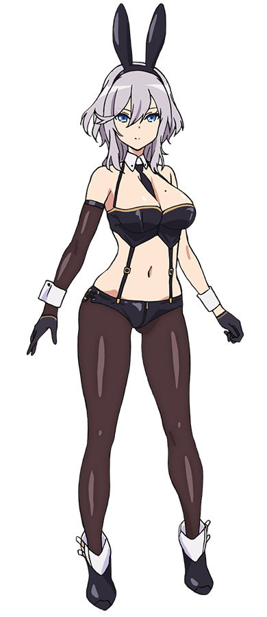 1girl, animal_ear_hairband, animal_ears, anime_coloring, azur_lane, black_gloves, black_necktie, black_pantyhose